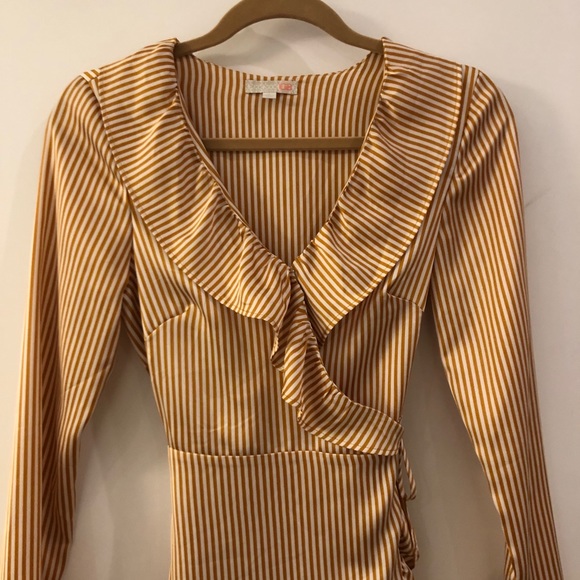 GB Wrap Ruffle Dress - Picture 6 of 6